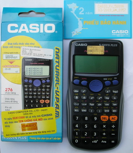 Casio FX500 VN PLUS
